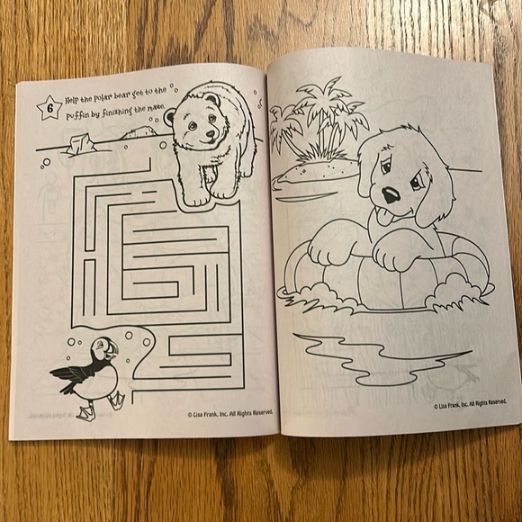 Lisa Frank Giant Coloring and Activity Book- Playtime Kittens - Picture 3 of 4